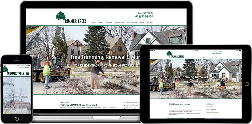 Trimmer Trees on Three Screens